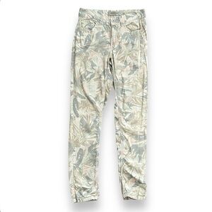 Claudia Sträter Beige Floral Slim Jeans Women’s Size XS EU 34 Pastel Pants